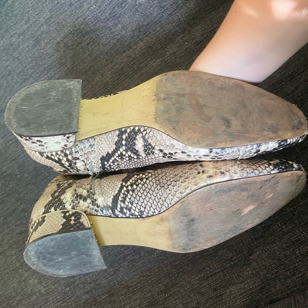 Massillon Dutti Python Booties - image 3